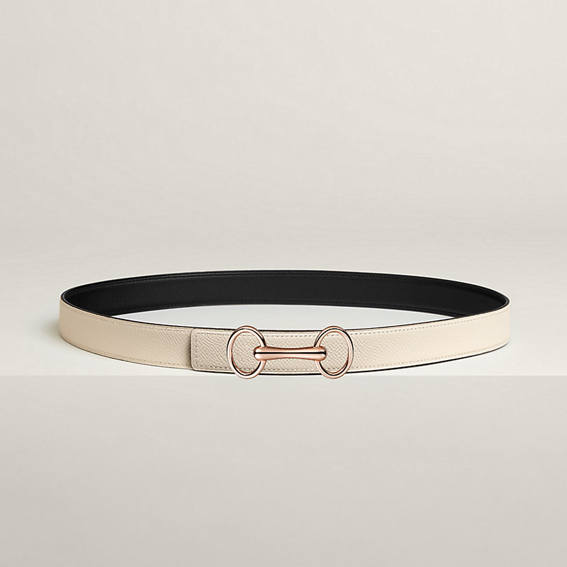 Heritage belt buckle & Reversible leather strap 24&nbsp;mm