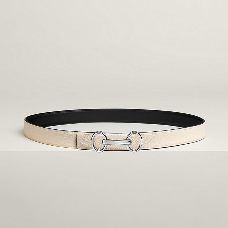 Heritage belt buckle & Reversible leather strap 24&nbsp;mm