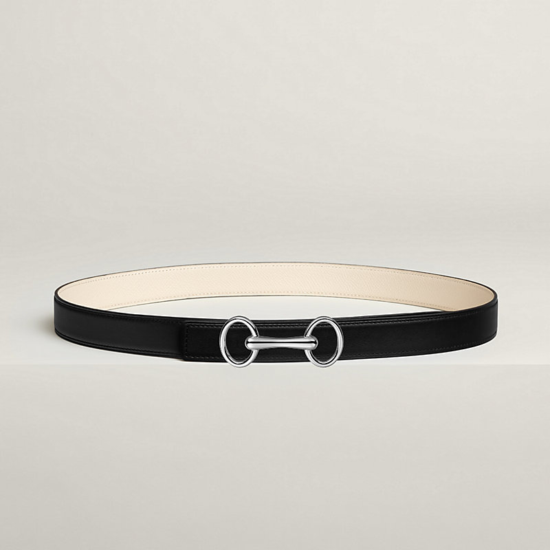 Heritage belt buckle & Reversible leather strap 24&nbsp;mm