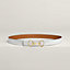 View: , Heritage belt buckle & Reversible leather strap 24 mm