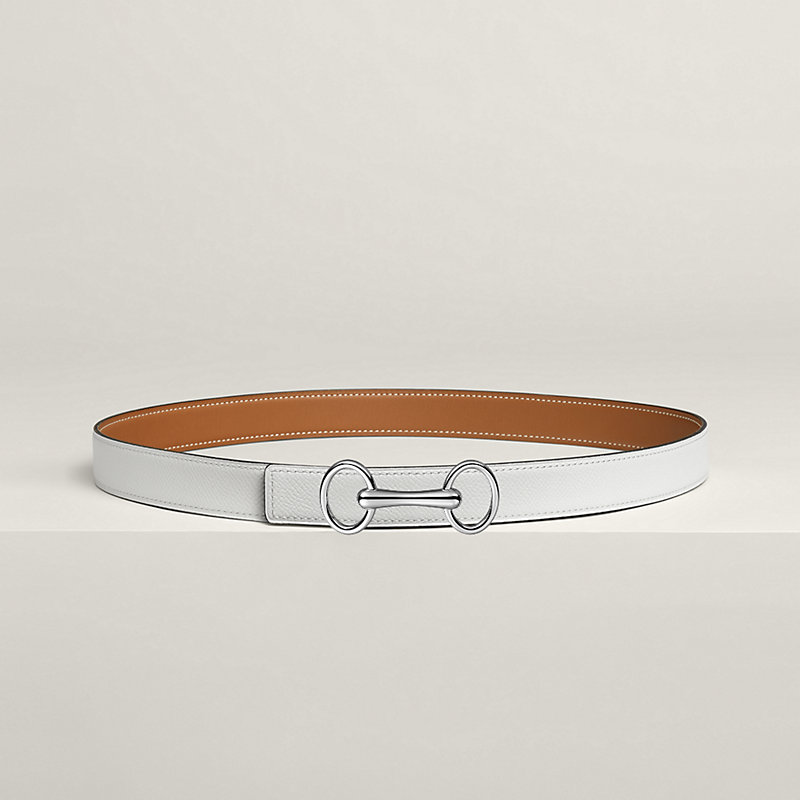 Heritage belt buckle & Reversible leather strap 24 mm