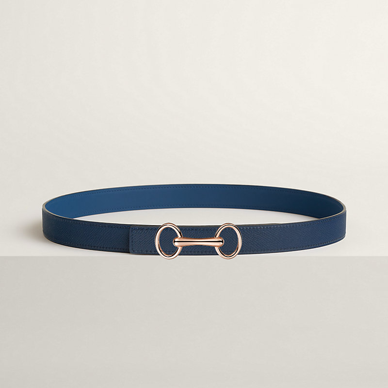 Heritage belt buckle & Reversible leather strap 24 mm