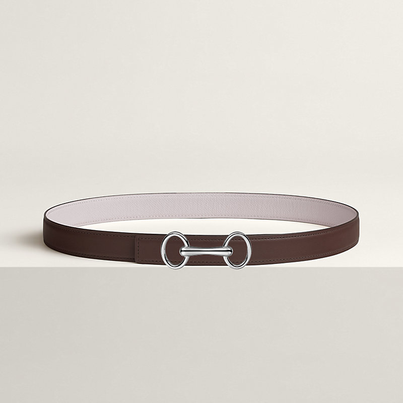 Heritage belt buckle & Reversible leather strap 24 mm