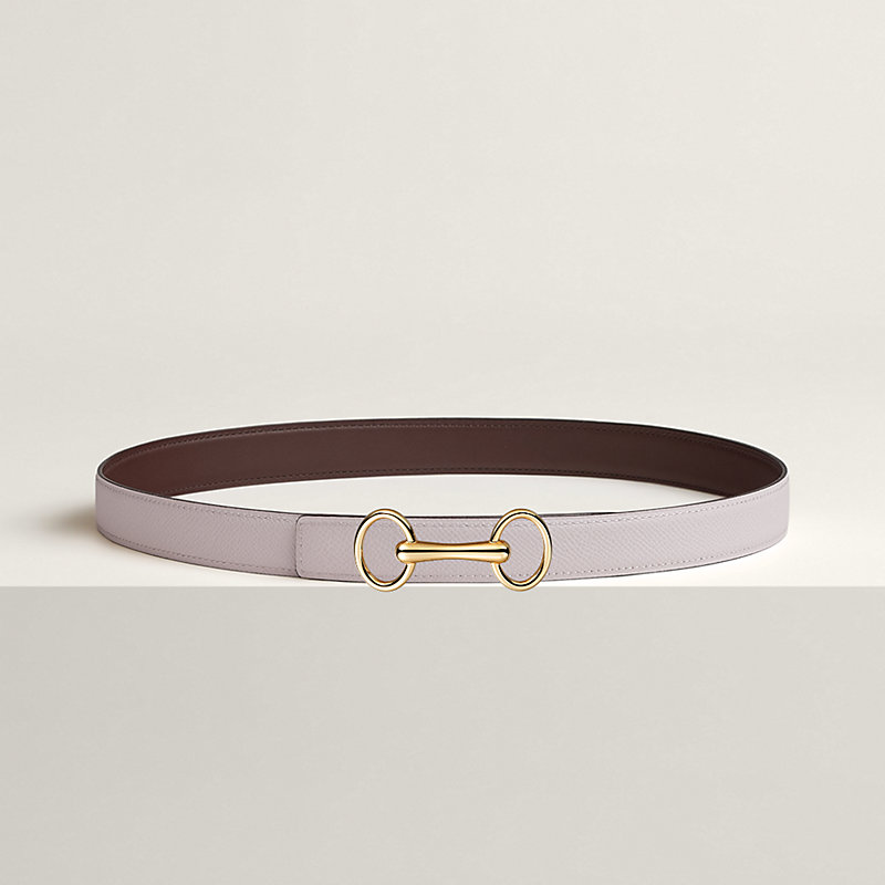 Heritage belt buckle & Reversible leather strap 24 mm