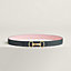 View: , Heritage belt buckle & Reversible leather strap 24 mm