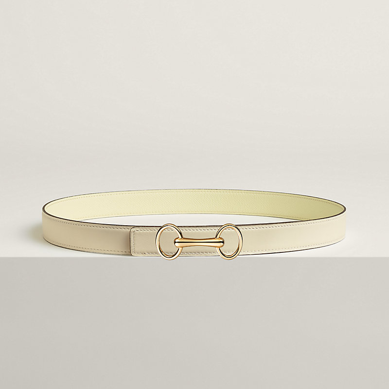 Heritage belt buckle & Reversible leather strap 24 mm
