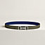 Heritage belt buckle & Reversible leather strap 24 mm, view 1 of 3