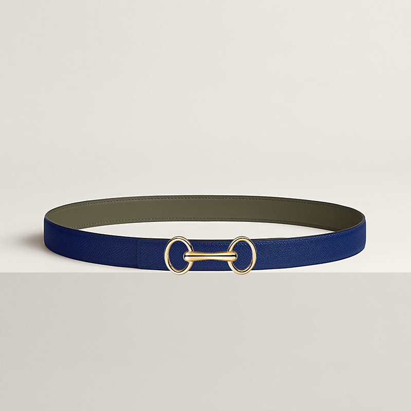 Heritage belt buckle & Reversible leather strap 24 mm