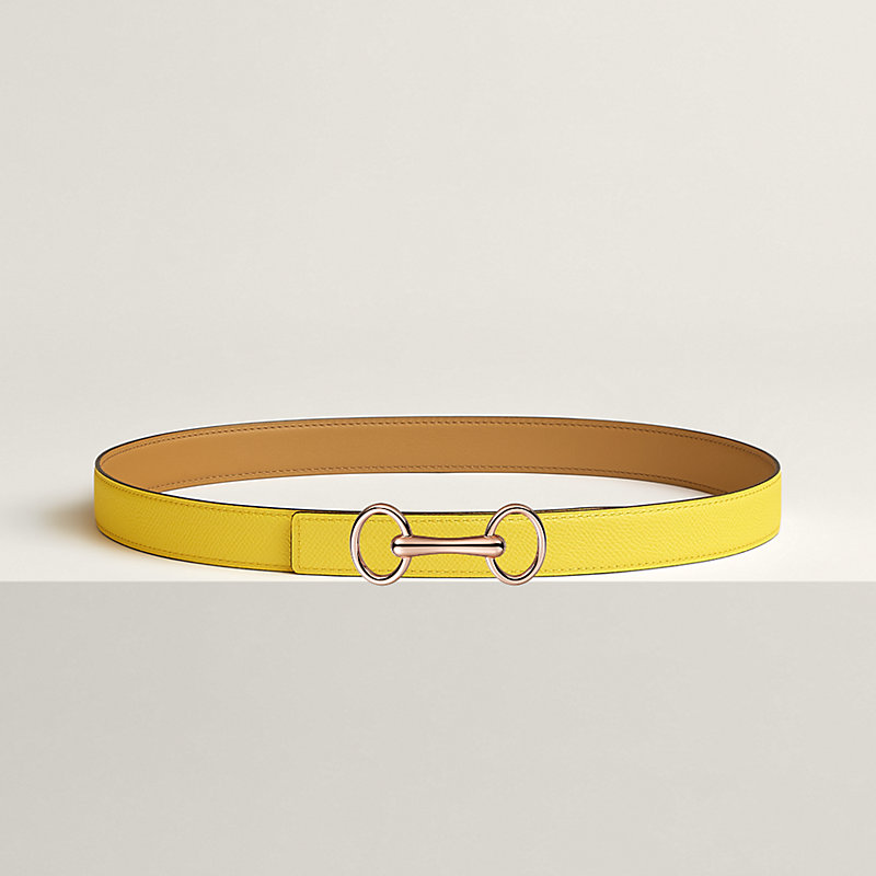 Heritage belt buckle & Reversible leather strap 24 mm