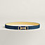 View: , Heritage belt buckle & Reversible leather strap 24 mm