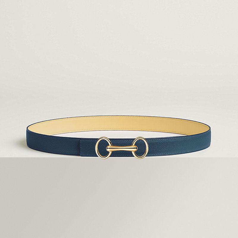 Heritage belt buckle & Reversible leather strap 24 mm