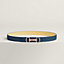 View: , Heritage belt buckle & Reversible leather strap 24 mm