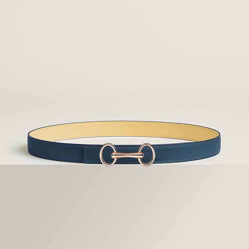 Heritage belt buckle & Reversible leather strap 24 mm