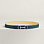View: , Heritage belt buckle & Reversible leather strap 24 mm