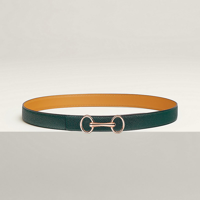 Heritage belt buckle & Reversible leather strap 24 mm