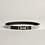Heritage belt buckle & Toile H Plume leather strap 24&nbsp;mm, View: , view 1 of 3
