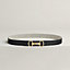Heritage belt buckle & Toile H Plume leather strap 24&nbsp;mm, View: , view 2 of 3