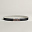Heritage belt buckle & Toile H Plume leather strap 24&nbsp;mm, View: , view 2 of 3