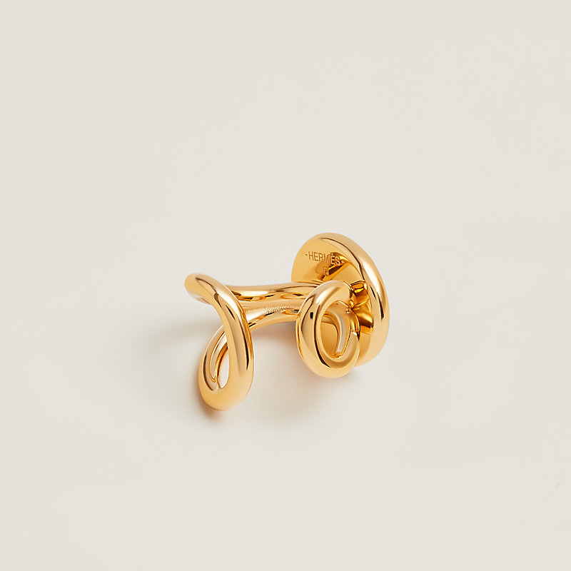 Heritage Equestre ear cuff, small model | Hermès China