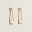 View: Worn, Hermès Clou d'H dangle earrings
