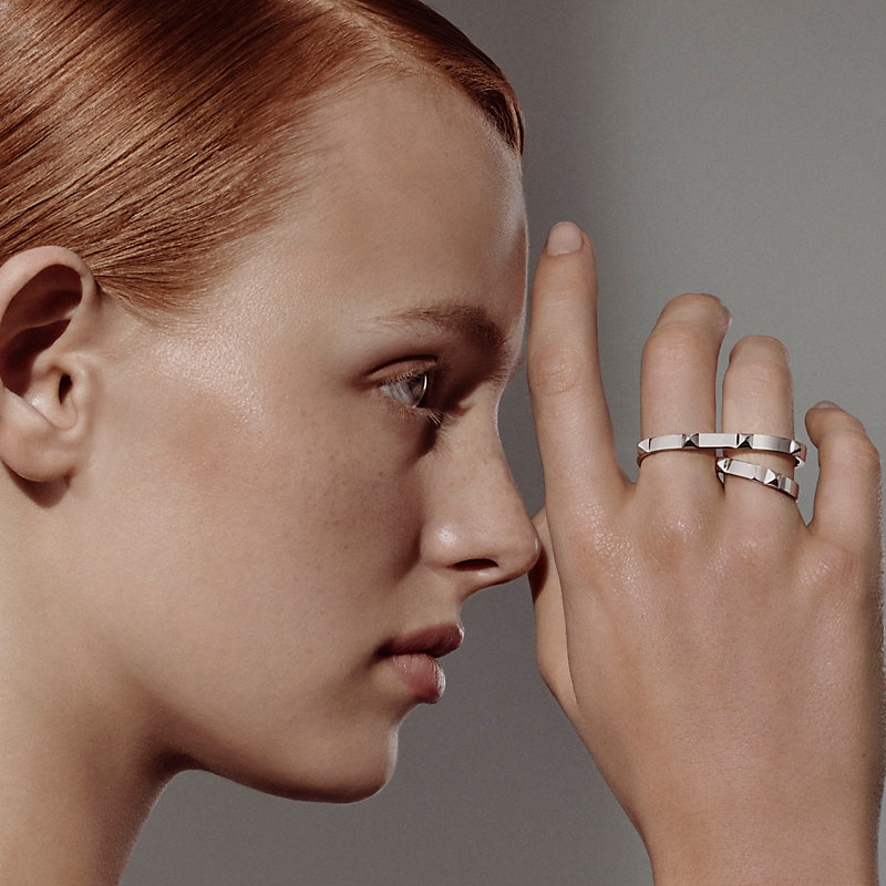 Hermès Clou d'H double ring