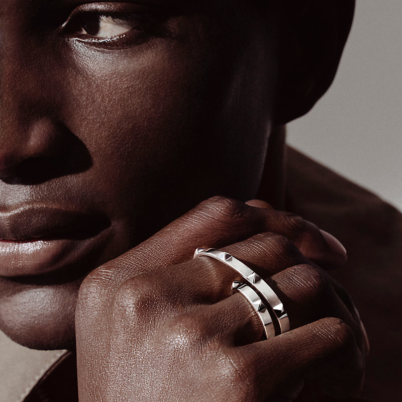 Hermès Clou d'H double ring