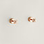 Hermès Clou d'H earrings, View: Worn, worn, view 1 of 2