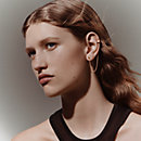 View: Worn, Hermès Clou d'H left single ear climber earring