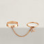 Hermès Clou d'H双环戒指, 视图: 图片：产品佩戴, worn, 当前为第1张（共3张）