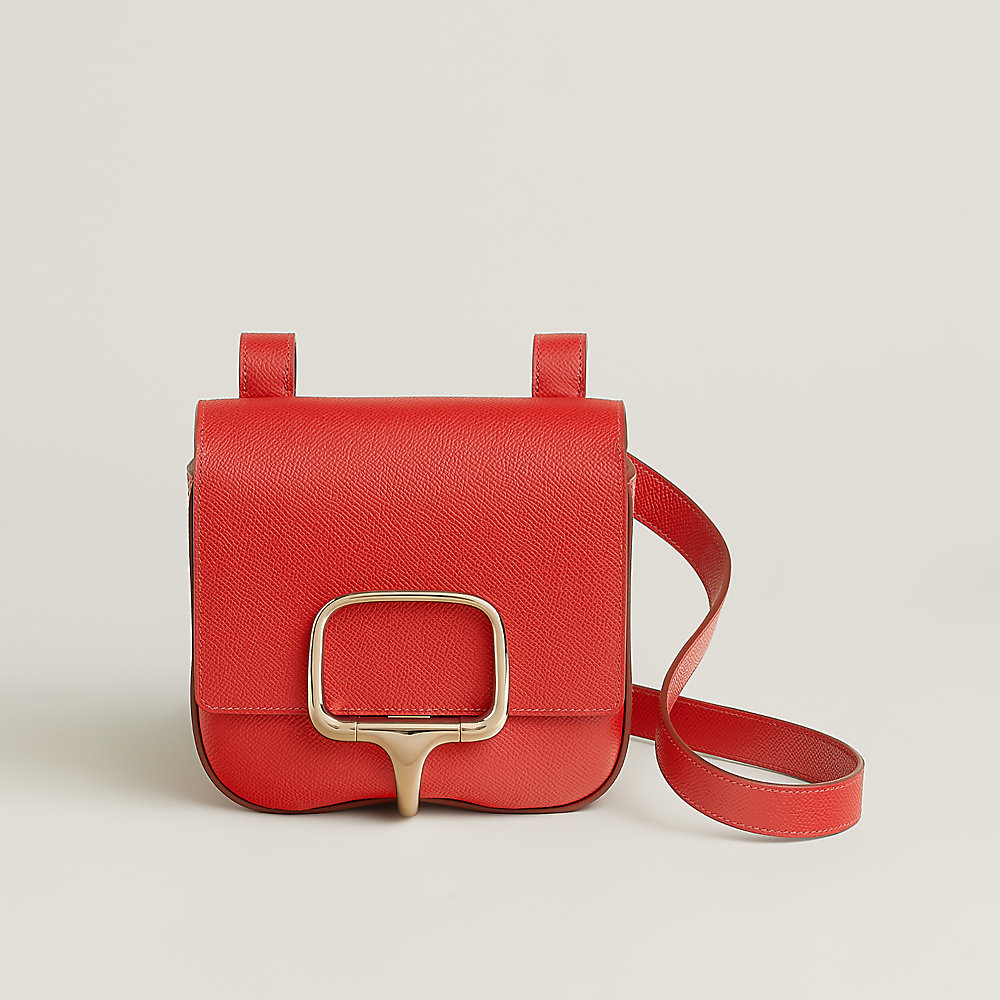 希少カラー♪【HERMES】エルメスDella Cavalleria mini bag Ⅱ ポイントになる色が◎】HERMES Della Cavalleria II mini bag