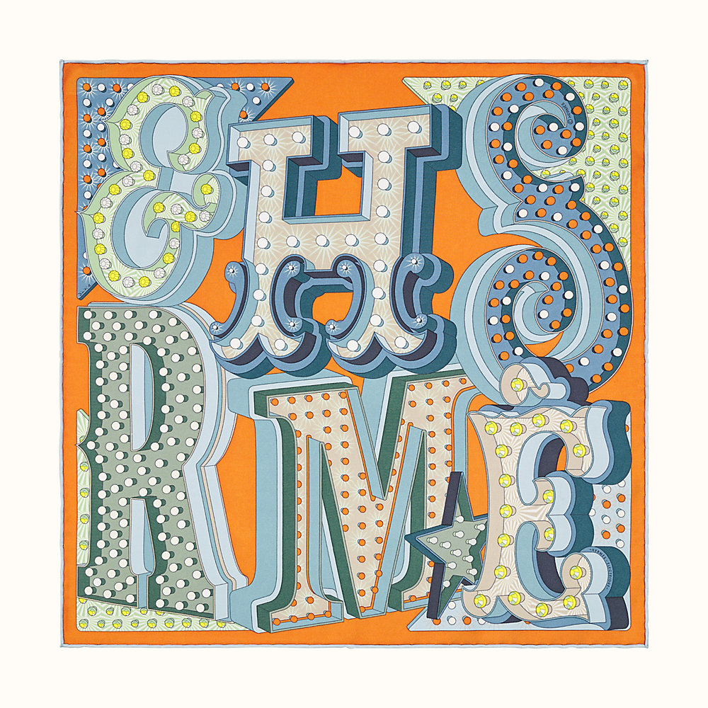 hermes electrique scarf