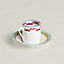 Hermès en Contrepoint coffee cup and saucer n°1, View: Back, back, view 3 of 3