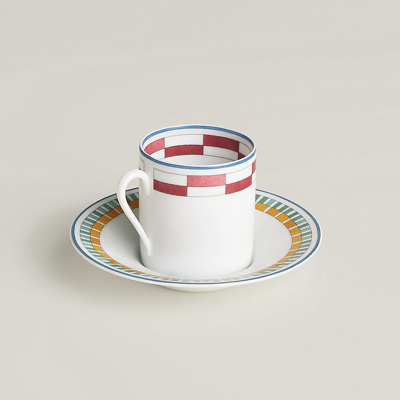 Hermès en Contrepoint coffee cup and saucer n°1