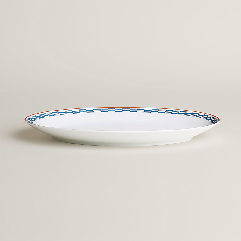 Hermès en Contrepoint oval platter