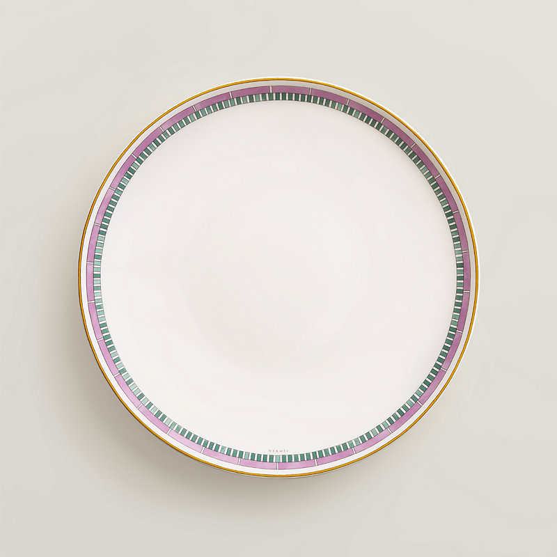 Hermès en Contrepoint set of 3 dinner plates