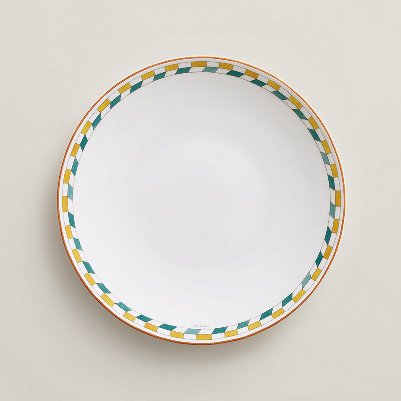 Hermès en Contrepoint set of 3 dinner plates