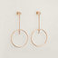 View: front, Hermès Ex-Libris earrings