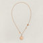 View: Flat, Hermès Ex-Libris necklace, medium model