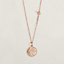 View: front, Hermès Ex-Libris necklace, medium model