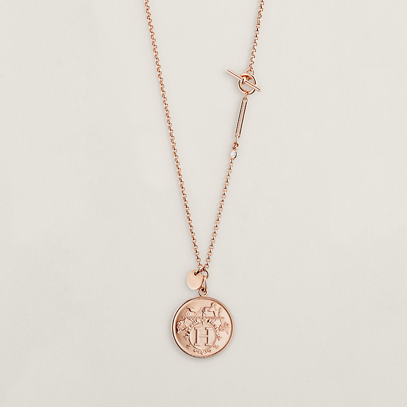 Hermès Ex-Libris necklace, medium model
