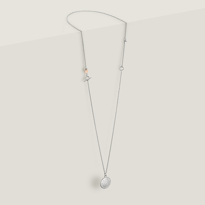 Hermès Ex-Libris长项链，中号