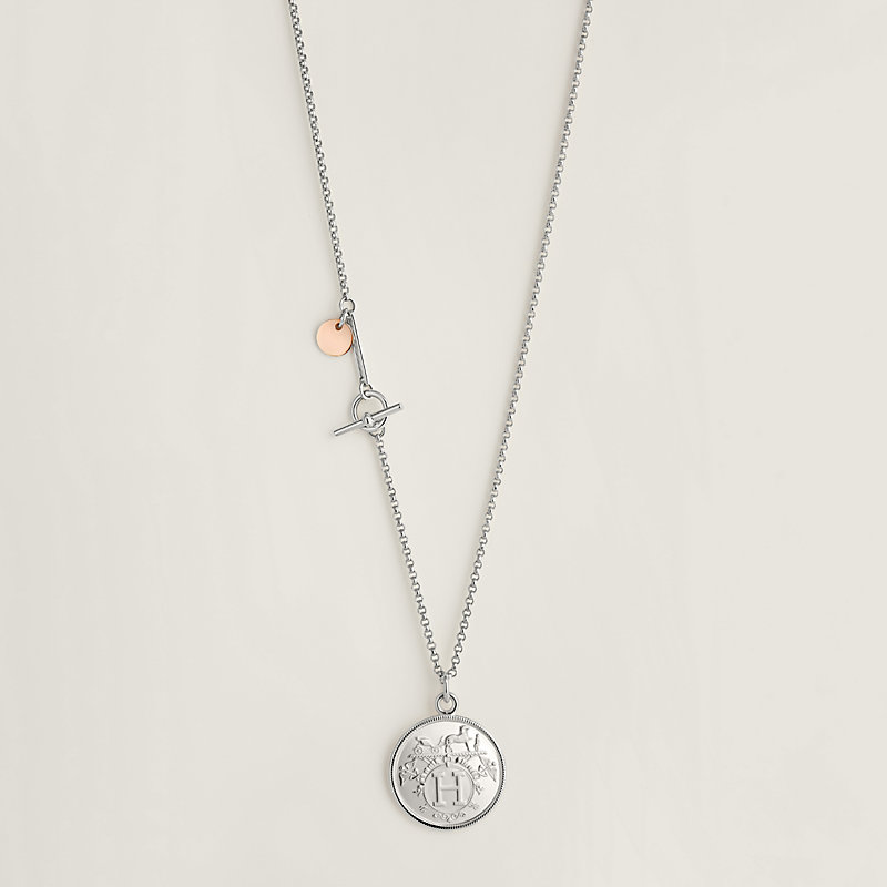 Hermès Ex-Libris长项链，中号
