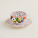 View: Worn, Hermès Hippomobile tea cup and saucer n°1