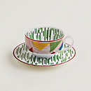 View: Worn, Hermès Hippomobile tea cup and saucer n°2