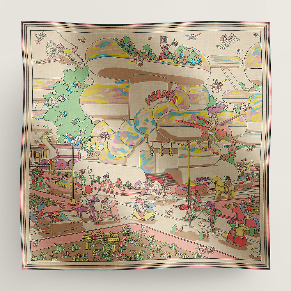 Hermès Locomotion shawl 140 | Hermès Mainland China