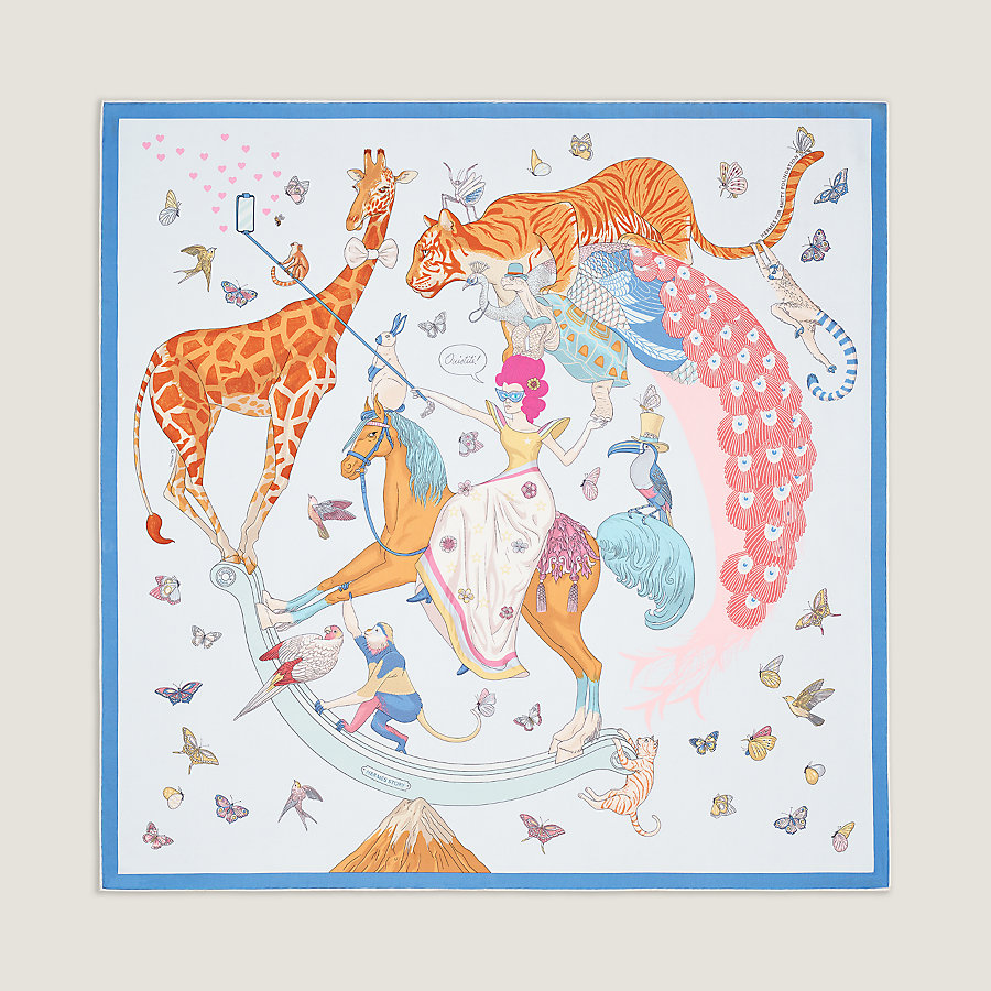 Hermès Story scarf 90, Limited Edition