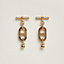 View: front, Hermès sur Mer earrings, small model