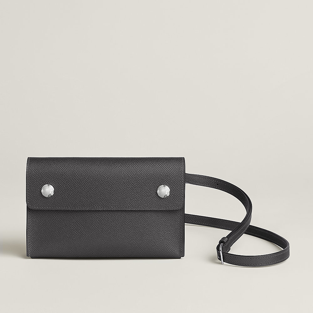 【シンプル】HERMES Hermesnap wallet／Noir Hermes Hermesnap Black Wallet | Consign of the Times ™