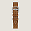 View: Flat, Heure H Mini model 21 mm Single Tour Watch Strap