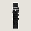 View: Flat, Heure H Mini model 21 mm Single Tour Watch Strap